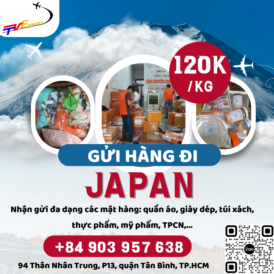 Gửi hàng đi Nhật Bản